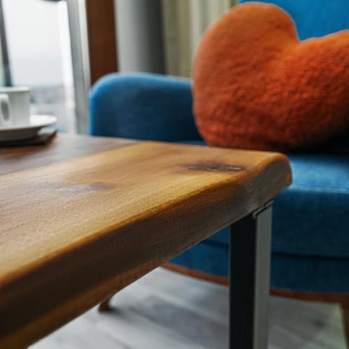 Walnut Live Edge Wood Table 30" x 60" Y401