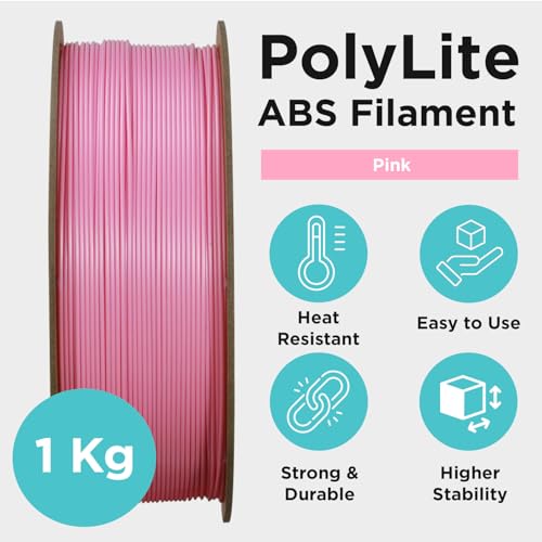 Polymaker PolyLite ABS Filament 1.75mm Black, 1kg F638424