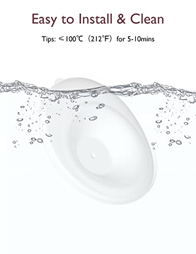 Momcozy M5 Hands-Free Wearable Breast Pump, Double-Sealed Flange, 3 Modes & 9 Suction Levels, 24mm, 2-Pack Quill Gray Z371714