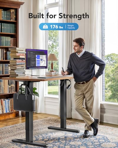 HUANUO Electric Standing Desk 71 x 35 inch Height Adjustable Sit Stand Desk H24537