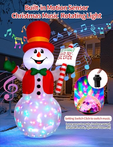 8FT LED-lit Inflatable Santa Claus Outdoor Christmas Decoration O93080