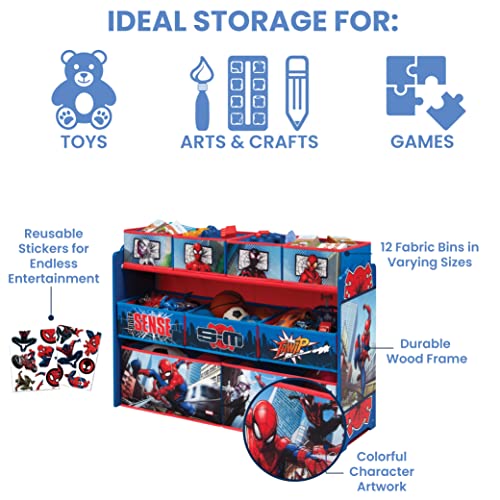 Marvel Spider-Man Deluxe 9 Bin Toy Organizer by Delta Children L36182