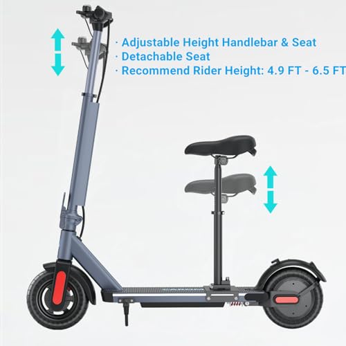 Caroma Electric Scooter, 500W Motor, 25 Miles Range, Foldable for Adults F586