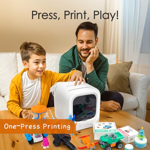 X-Maker Joy 3D Printer for Kids with 8 PLA Filament Set C31108