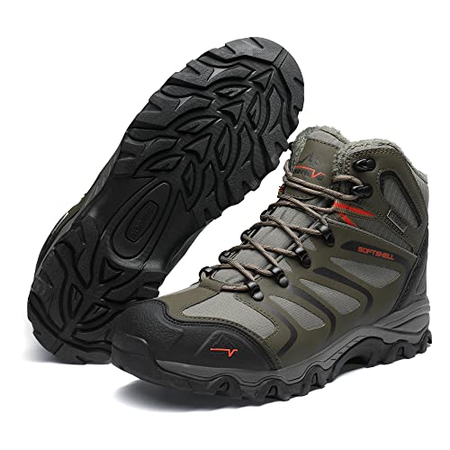 NORTIV 8 Men's Waterproof Ankle High Hiking Boots D984