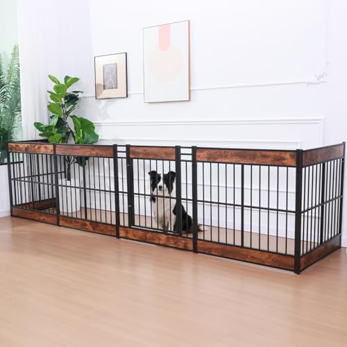 Dog Playpen 31.5" Indoor Heavy Duty Furniture Style Puppy Pen K408