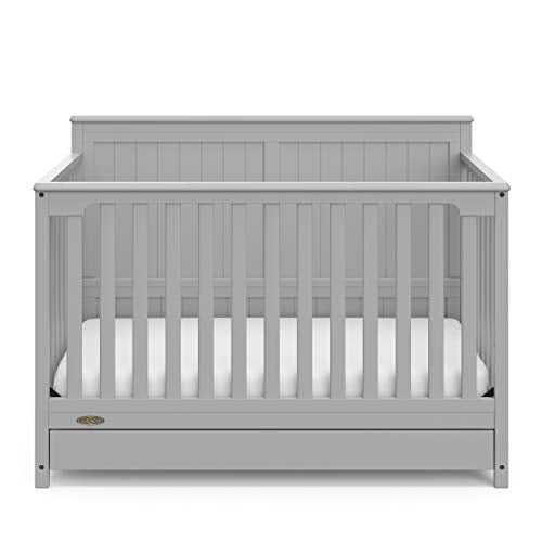 Graco Hadley 5-in-1 Convertible Crib with Drawer (White) M674