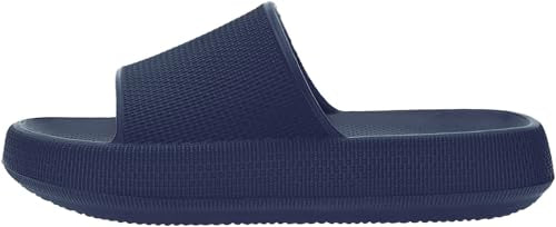 BRONAX Pillow Slippers for Women and Men, Cushioned Thick Sole B486351