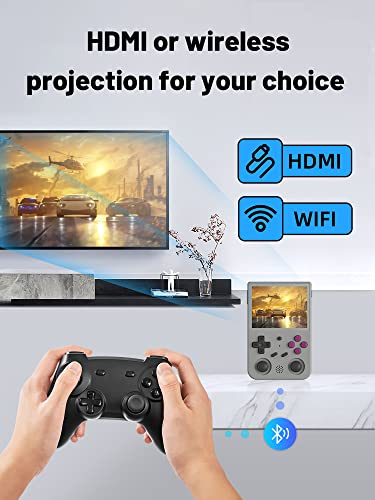 RG353V Retro Handheld Game Console 3.5" IPS Screen 64G 4450 Games K493542