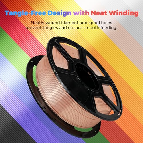FLASHFORGE Silk PLA Filament 1.75mm, 1kg Spool V8381