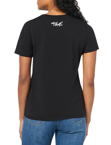 Karl Lagerfeld Paris Women's Bonjour Logo T-Shirt U852593