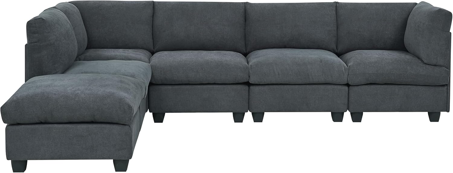 Modular Sectional Dark Gray V83616