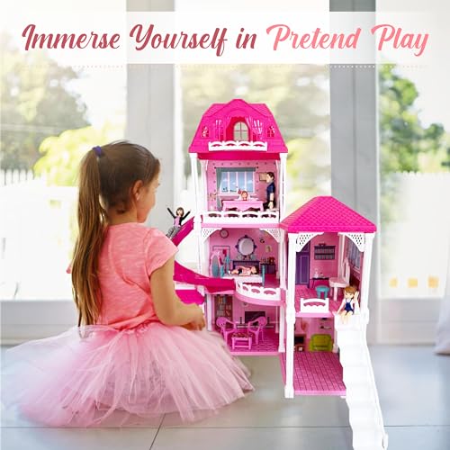 Family Dollhouse People - 5 Poseable Action Figures G290
