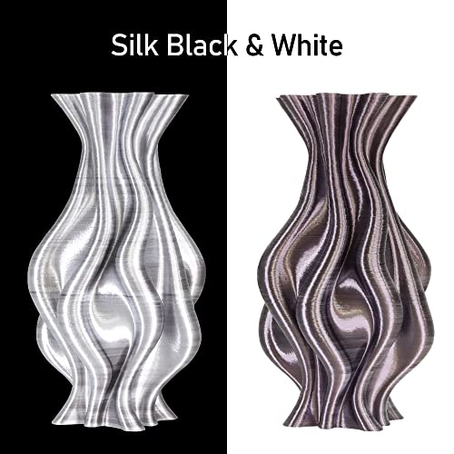 MIKA3D Bicolor Silk PLA 3D Printer Filament Bundle, 1.75mm, 6 Spools V5573