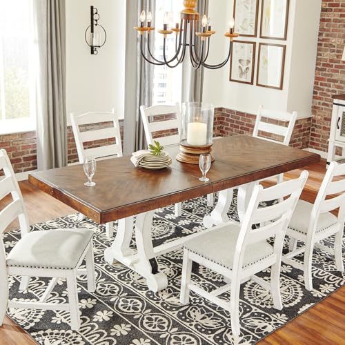Signature Design by Ashley Valebeck Rustic Farmhouse 36" Counter Height Dining Table Y946