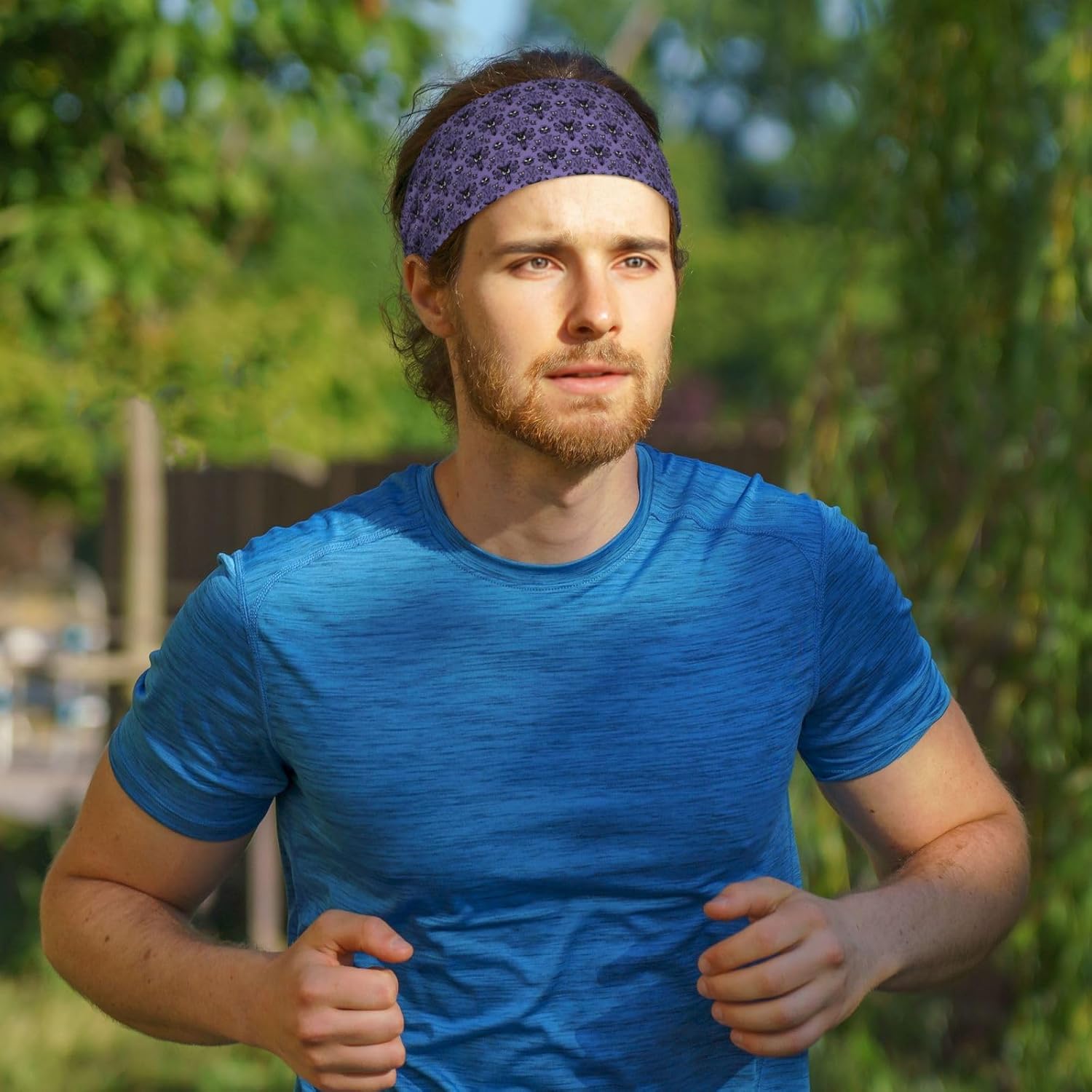 Elastic Exercise Headband for Men & Women Moisture Wicking Athletic Running Gym G98969