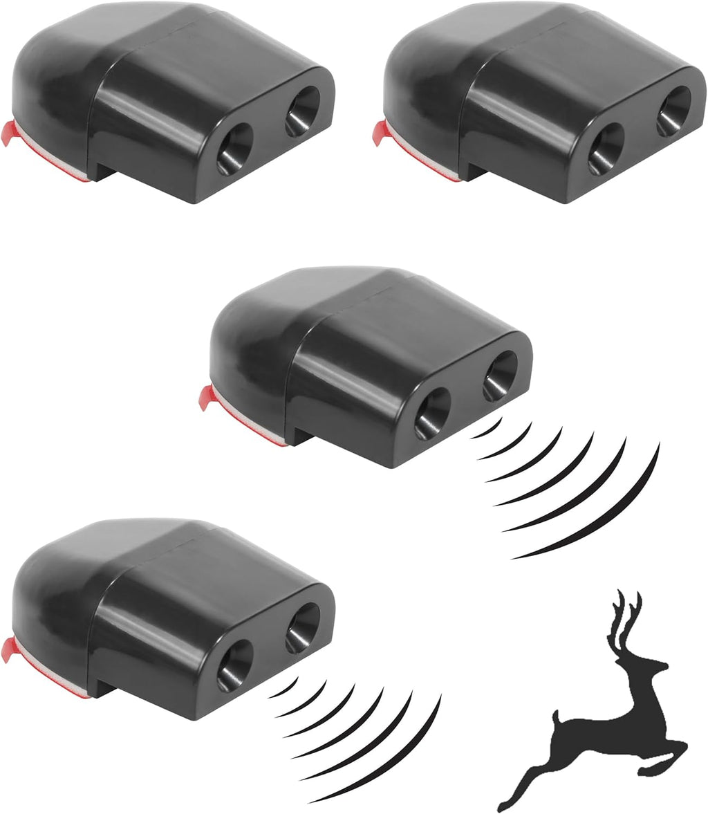 4 PCS Deer Whistles for Vehicles,Deer Horn for Car,Car Accessories Deer Warning Whistle Devices Repellent Animal Alert Horn Devices,Universal Animal Alert Accessories
