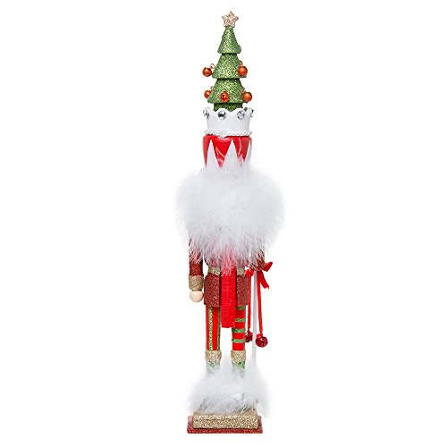 Kurt Adler Hollywood Tree Hat Nutcracker 15-Inch Red Green L27686