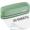 3 Hole Puncher for Paper, AFMAT Electric Hole Punch 3 Ring, 20-Sheet Paper Punch, AC or Battery Operated 3 Hole Puncher, Effortless Punching, Long Lasting Paper Punch for Office School Studio, Gray