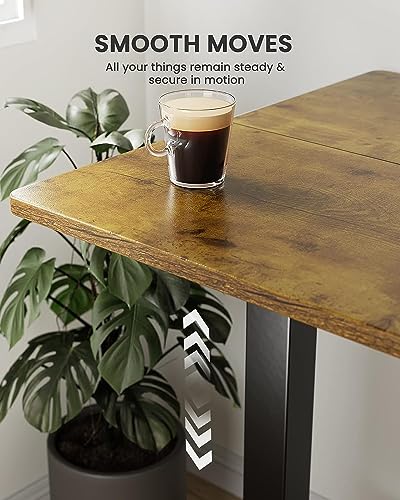 ErGear Height Adjustable Electric Standing Desk 48 x 24 Inches, Walnut S608
