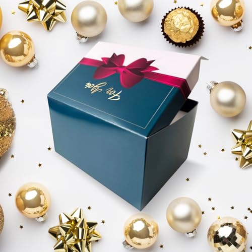 FETTIPOP Merry Christmas Exploding Confetti Gift Box, Pop Up Surprise, Prank Gift Wrapping Idea E58876