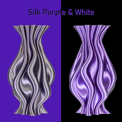 MIKA3D Bicolor Silk PLA 3D Printer Filament Bundle, 1.75mm, 6 Spools V5573