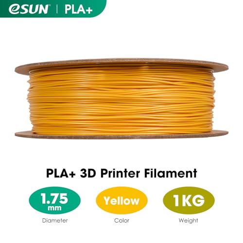 eSUN PLA+ Filament 1.75mm 3D Printer Filament, 1KG Spool, Fire Engine Red Q357