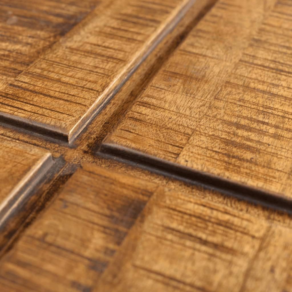 Rustic Square Mango Wood Cocktail Table L355733