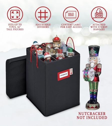 Christmas Nutcracker Storage Box for Figurines and Ornaments U4635
