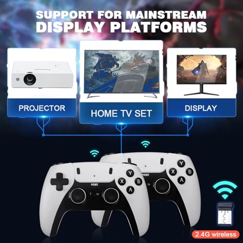 Wireless Retro Game Stick with 2 Controllers, 4K HDMI, 20000+ Games K9003
