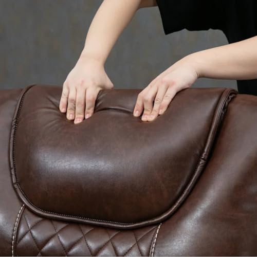 Lift Chair Recliner with Massage and Heat, Heavy Duty for Seniors, Brown V12888