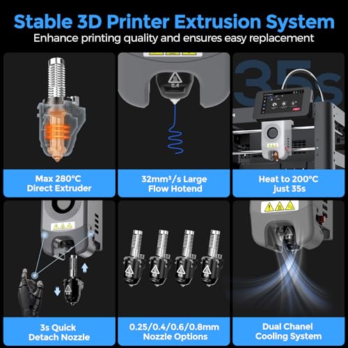 FLASHFORGE Adventurer 5M 3D Printer, High-Speed FDM with Auto Leveling J1032