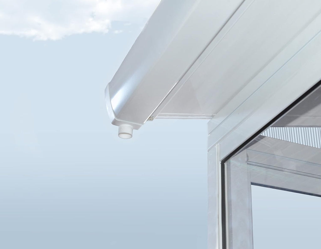 Palram Canopia SanRemo 10x14 Enclosed Patio Cover, White DIY Sunroom Kit, UV Protected Polycarbonate B9089
