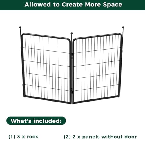 FXW Rollick Dog Playpen 32 Inch 16 Panels for Small and Medium Dogs E405995