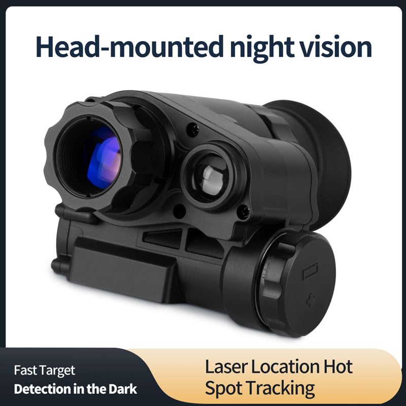 Night Vision Goggles Head Mounted Monocular Infrared 1080P with 6X Zoom F13551