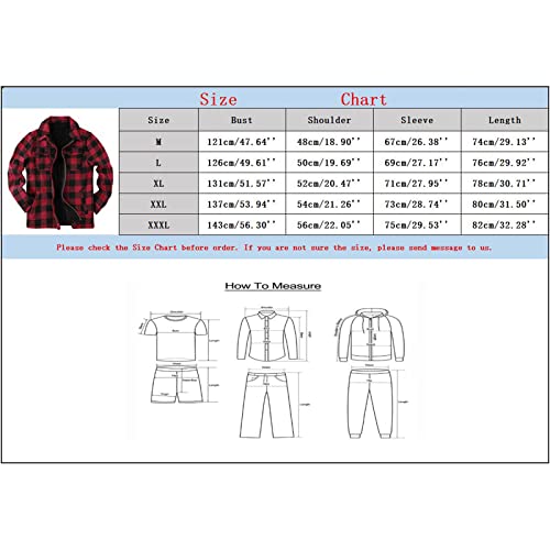 Men's Sherpa Lined Flannel Shirt Jacket R8891