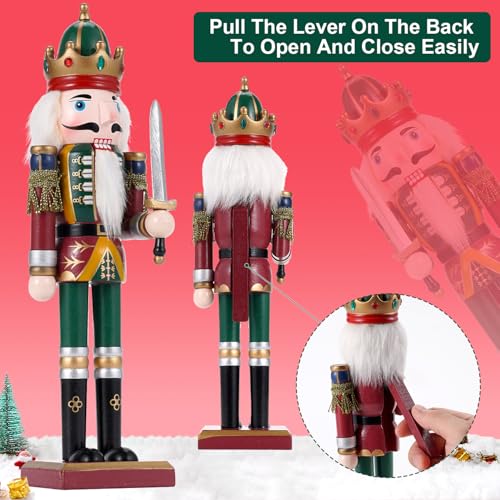 12 inch Wooden Nutcracker Ornament Swordsmen U177