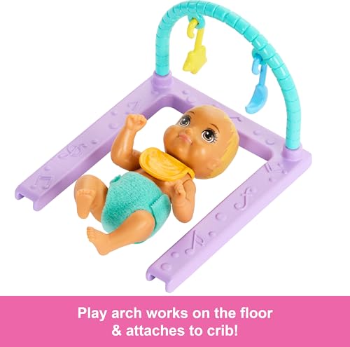 Barbie Skipper Doll & Nursery Playset with Twin Baby Dolls and Accessories G203