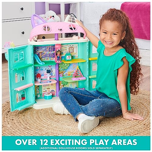 Gabby’s Dollhouse Purrfect Dollhouse with 15 Pieces, Kids Toys for Ages 3 and up Y434538