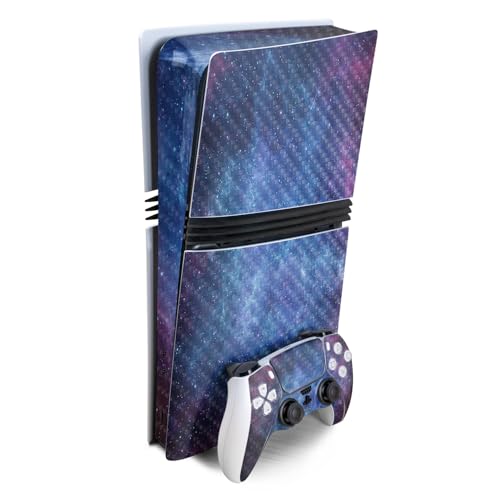 MightySkins Carbon Fiber Gaming Skin for PS5 Digital Edition Disc Drive - Black Camo S1804