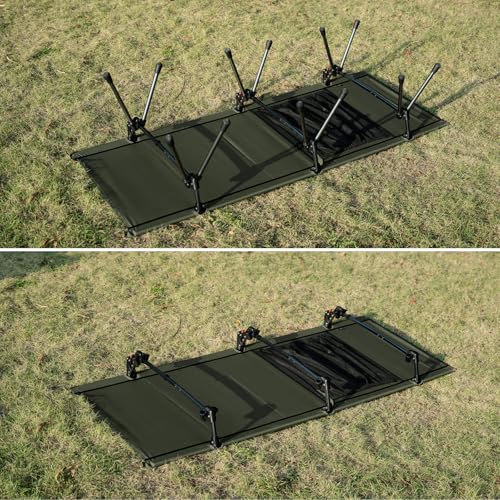 OneTigris SUPRANUBIS Camping Cot, Height Adjustable, Portable Folding Bed R56991