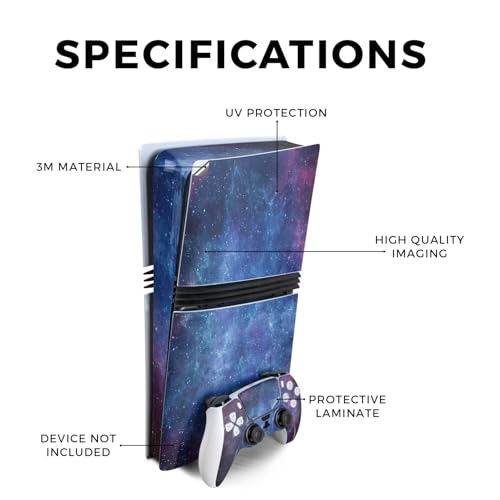 MightySkins Carbon Fiber Gaming Skin for PS5 Digital Edition Disc Drive - Black Camo S1804