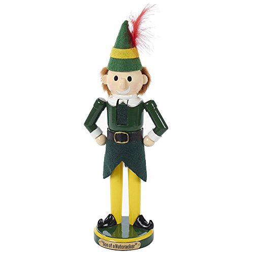 Kurt Adler 11" Wooden Buddy the Elf Nutcracker J3825