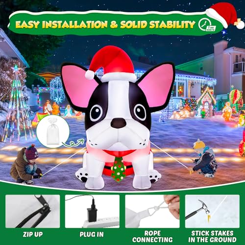 12FT Giant Christmas Inflatables Snowman with Music & 360° Rotation LED Lights Outdoor Decor Z588