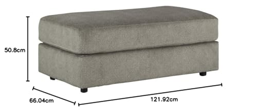 Signature Design by Ashley Soletren Chenille Ottoman, Gray F14765