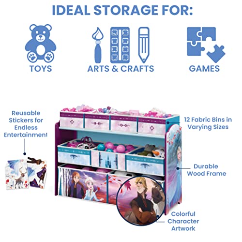 Delta Children Disney Minnie Mouse Deluxe 9 Bin Toy Organizer J9866