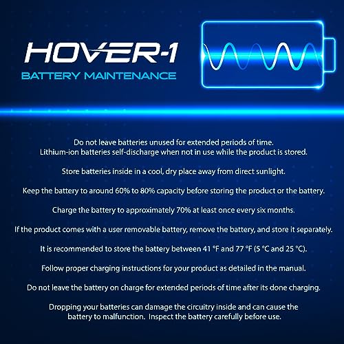 Hover-1 Axle Hoverboard with LED Headlights, 7MPH, 3MI Range G554
