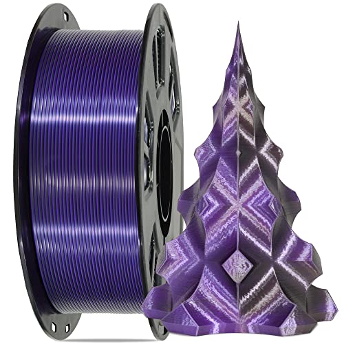 MIKA3D Bicolor Silk PLA 3D Printer Filament Bundle, 1.75mm, 6 Spools V5573
