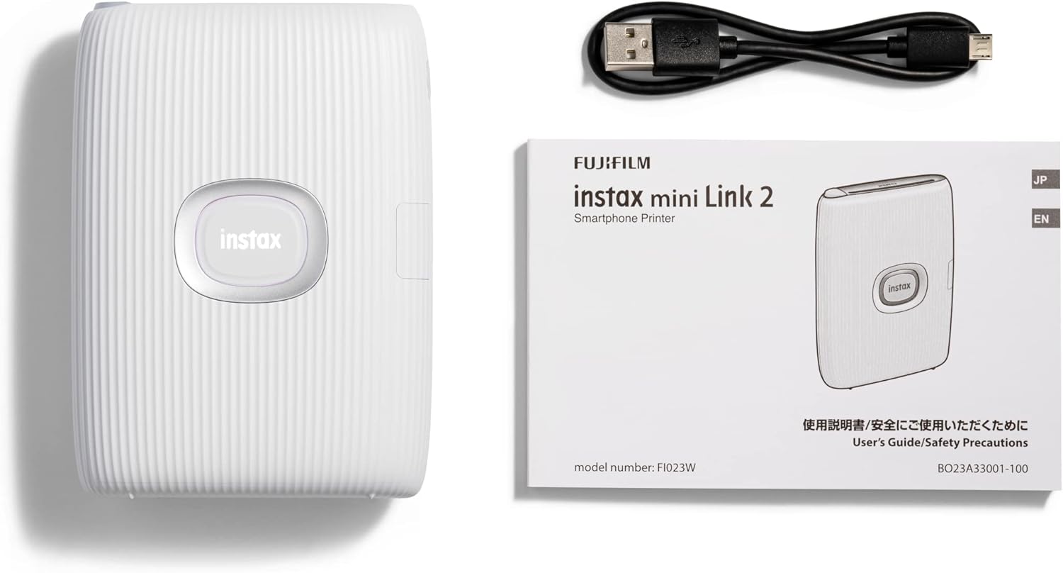 Fujifilm Instax Mini Link 2 Smartphone Printer - Clay White J167