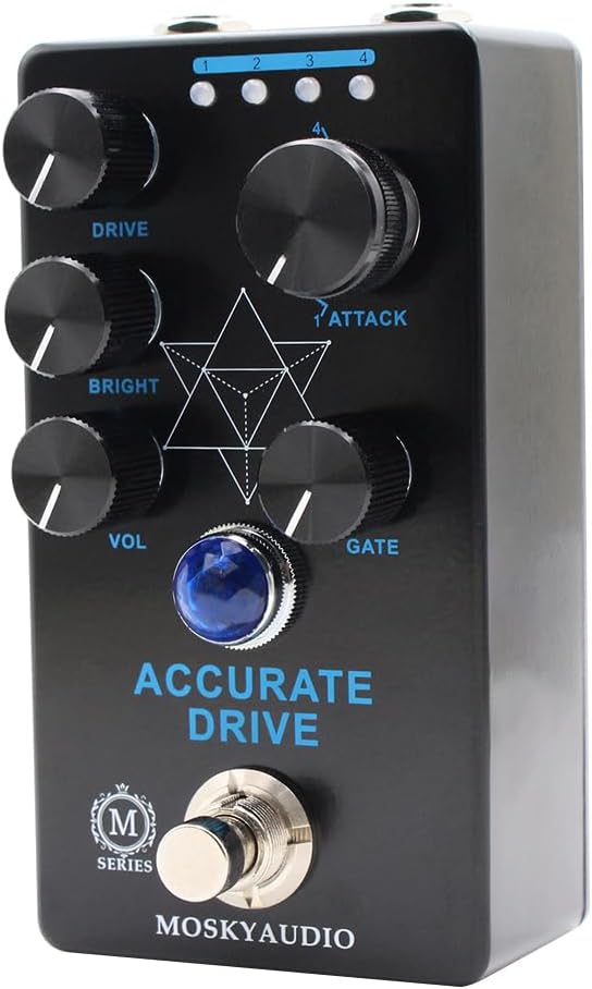 MOSKY Audio ACCURATE DRIVE Guitar Overdrive Pedal with Noise Gate L3732